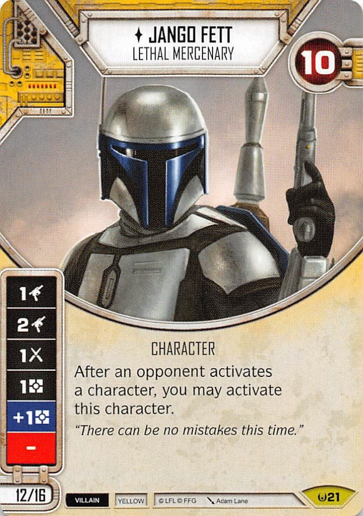 Image for Jango Fett - Lethal Mercenary (Card Only) (Awakenings) (21) - Star Wars: Destiny