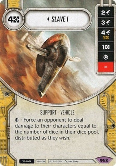 Image for SLAVE I (Card Only) (Spirit of Rebellion) (22) - Star Wars: Destiny