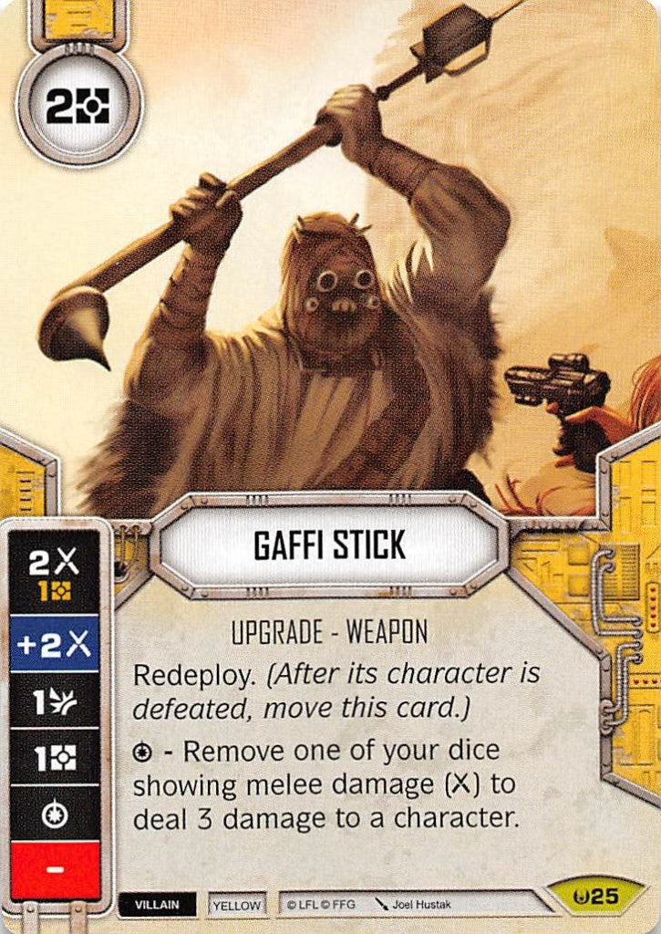 Image for Gaffi Stick (Card Only) (Awakenings) (25) - Star Wars: Destiny