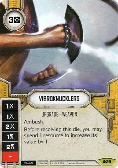 Image for Vibroknucklers (Card Only) (Spirit of Rebellion) (25) - Star Wars: Destiny