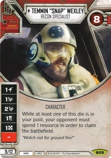 Image for Temmin "Snap" Wexley - Recon Specialist (Card Only) (Spirit of Rebellion) (29) - Star Wars: Destiny