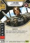 Image for Jyn Erso - Reckless Operative (Card Only) (Spirit of Rebellion) (44) - Star Wars: Destiny