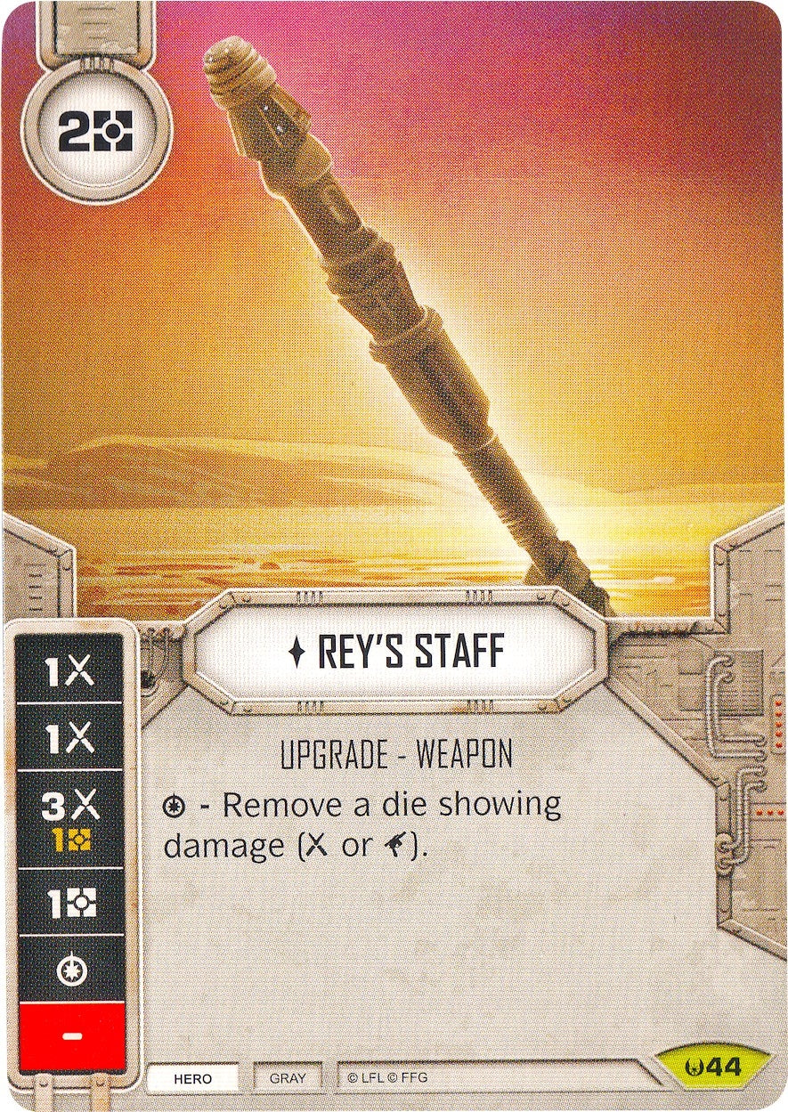 Image for Rey's Staff (Card Only) (Awakenings) (44) - Star Wars: Destiny
