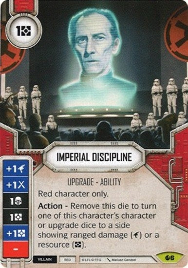 Image for Imperial Discipline (Card Only) (Spirit of Rebellion) (6) - Star Wars: Destiny