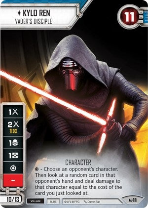Image for Kylo Ren - Vader's Disciple (Alternate Full Art) (SWD: Promo Cards) (11) - Star Wars: Destiny