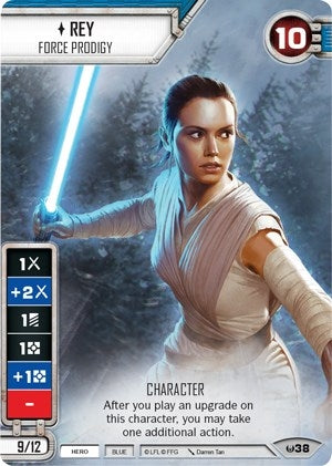 Image for Rey - Force Prodigy (Extended Full Art) (SWD: Promo Cards) (38) - Star Wars: Destiny