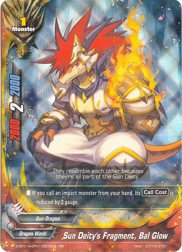 Image for Sun Deity's Fragment, Bal Glow (Crossing Generations) (X-BT01A-CP01/0018EN) - Future Card BuddyFight