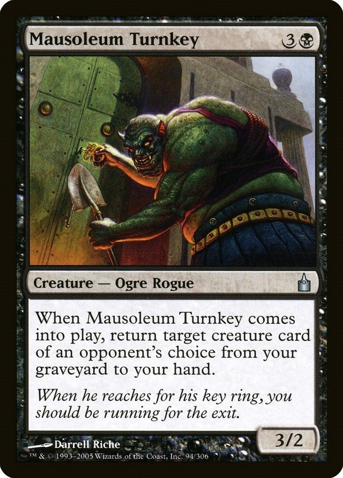 Image for Mausoleum Turnkey (Ravnica: City of Guilds) (94) - Magic: The Gathering