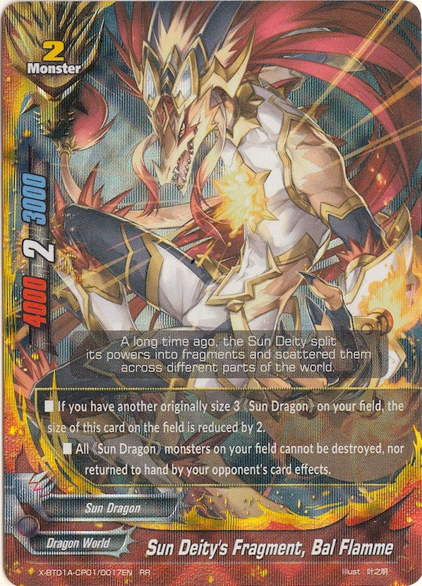 Image for Sun Deity's Fragment, Bal Flamme (Crossing Generations) (X-BT01A-CP01/0017EN) - Future Card BuddyFight
