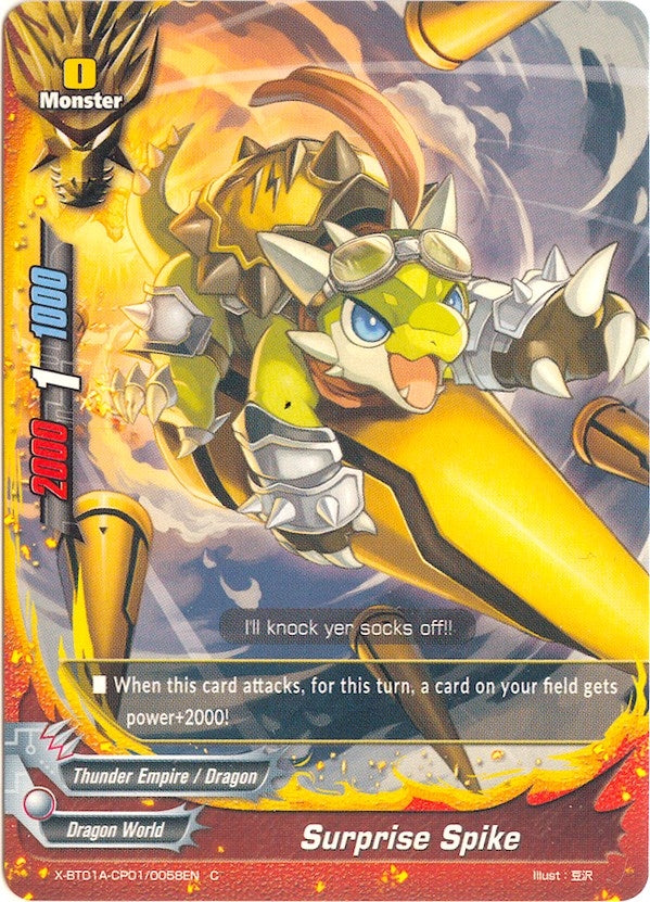 Image for Surprise Spike (Crossing Generations) (X-BT01A-CP01/0058EN) - Future Card BuddyFight