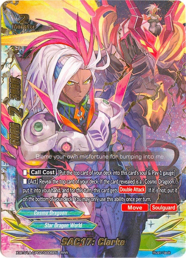 Image for SAC17: Clarke (Crossing Generations) (X-BT01A-CP02/0006EN) - Future Card BuddyFight