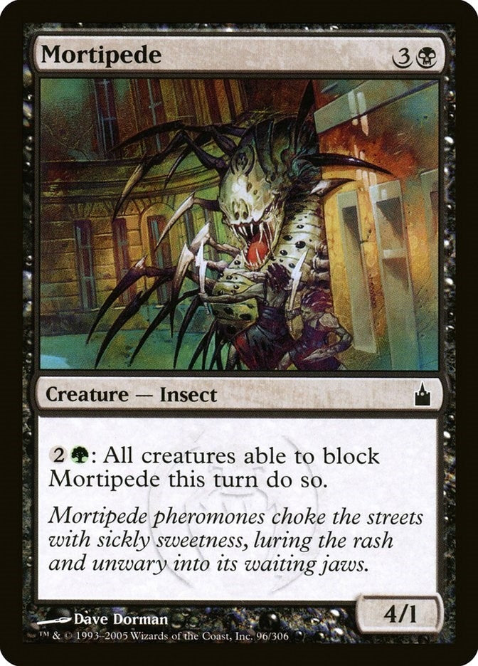 Image for Mortipede (Ravnica: City of Guilds) (96) - Magic: The Gathering
