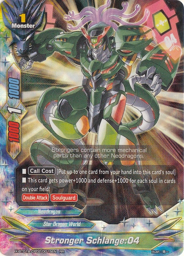 Image for Stronger Schlange:04 (Crossing Generations) (X-BT01A-CP02/0015EN) - Future Card BuddyFight