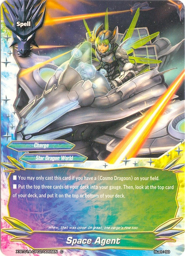 Image for Space Agent (Crossing Generations) (X-BT01A-CP02/0055EN) - Future Card BuddyFight