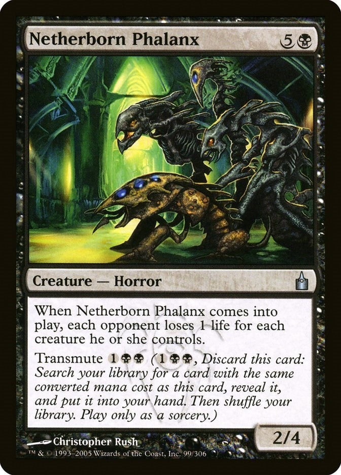 Image for Netherborn Phalanx (Ravnica: City of Guilds) (99) - Magic: The Gathering