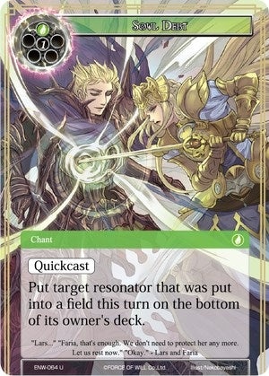 Image for Soul Debt (Echoes of the New World) (ENW-064) - Force of Will