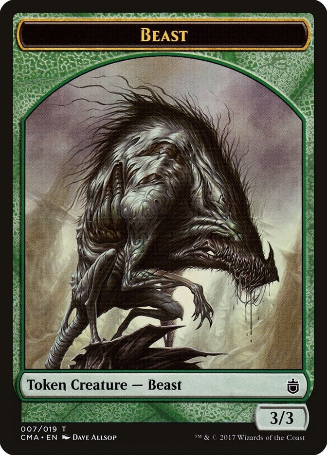 Image for Beast Token (007) (Commander Anthology) (7) - Magic: The Gathering