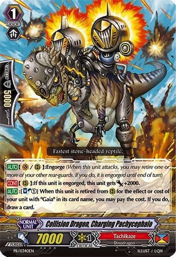 Image for Collision Dragon, Charging Pachycephalo (Promo Cards) (PR/0340EN) - Cardfight Vanguard