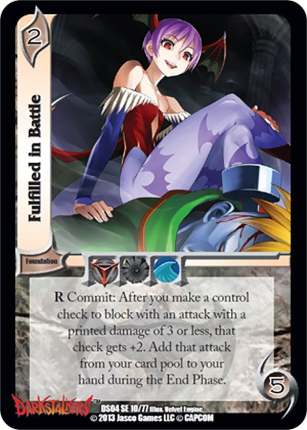 Image for Fulfilled in Battle (Darkstalkers: Collector's Tins) (10) - UniVersus