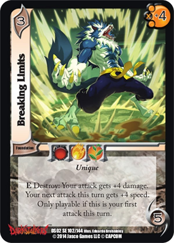 Image for Breaking Limits (Darkstalkers: Warriors of the Night) (102) - UniVersus