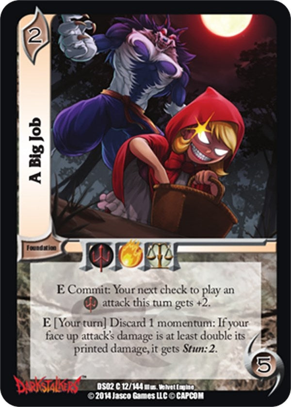 Image for A Big Job (Darkstalkers: Warriors of the Night) (12) - UniVersus