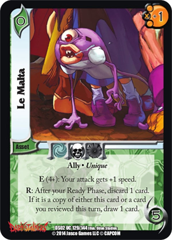 Image for Le Malta (Darkstalkers: Warriors of the Night) (129) - UniVersus