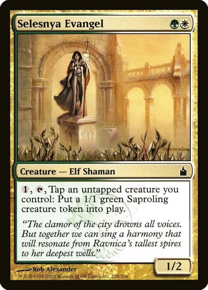 Image for Selesnya Evangel (Ravnica: City of Guilds) (228) - Magic: The Gathering