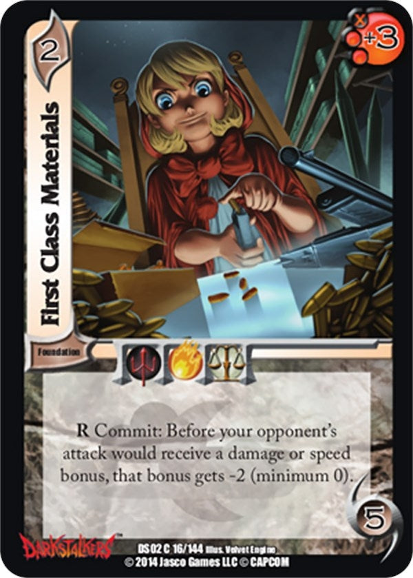 Image for First Class Materials (Darkstalkers: Warriors of the Night) (16) - UniVersus