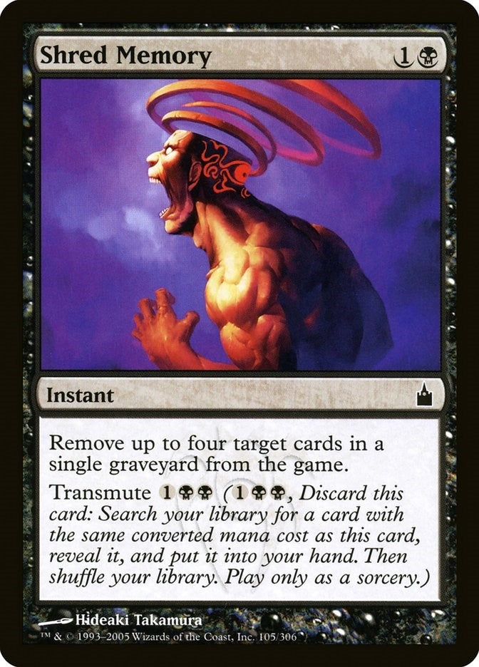 Image for Shred Memory (Ravnica: City of Guilds) (105) - Magic: The Gathering