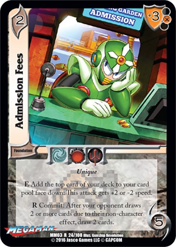 Image for Admission Fees (Mega Man: Battle for Power) (24) - UniVersus