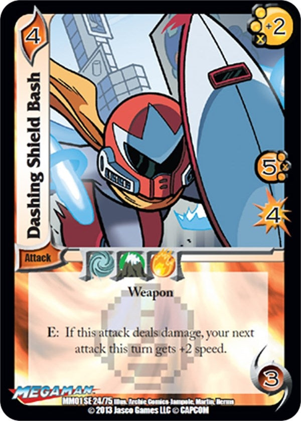 Image for Dashing Shield Bash (Mega Man: Collector's Tins) (24) - UniVersus