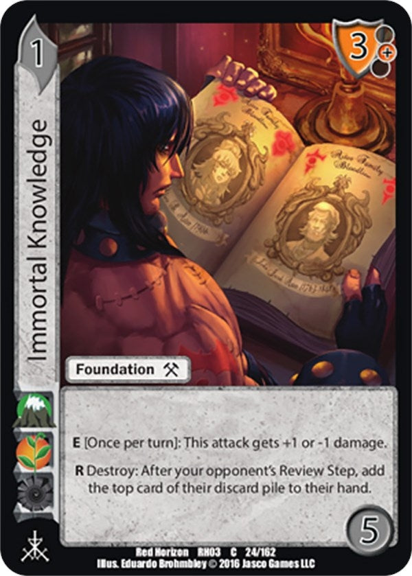 Image for Immortal Knowledge (Red Horizon: Blood Omen) (24) - UniVersus