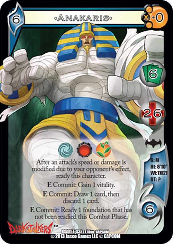 Image for Anakaris (Darkstalkers: Collector's Tins) (43) - UniVersus