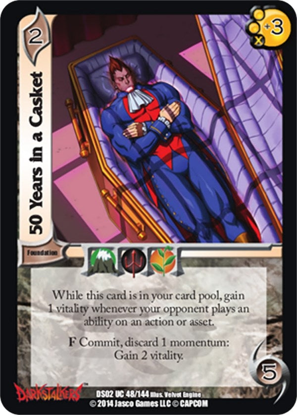 Image for 50 Years in a Casket (Darkstalkers: Warriors of the Night) (48) - UniVersus