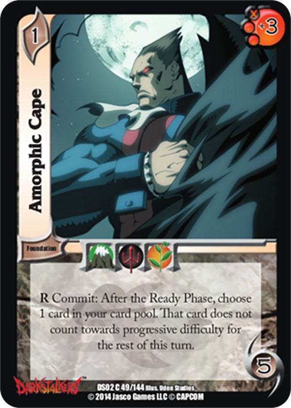 Image for Amorphic Cape (Darkstalkers: Warriors of the Night) (49) - UniVersus