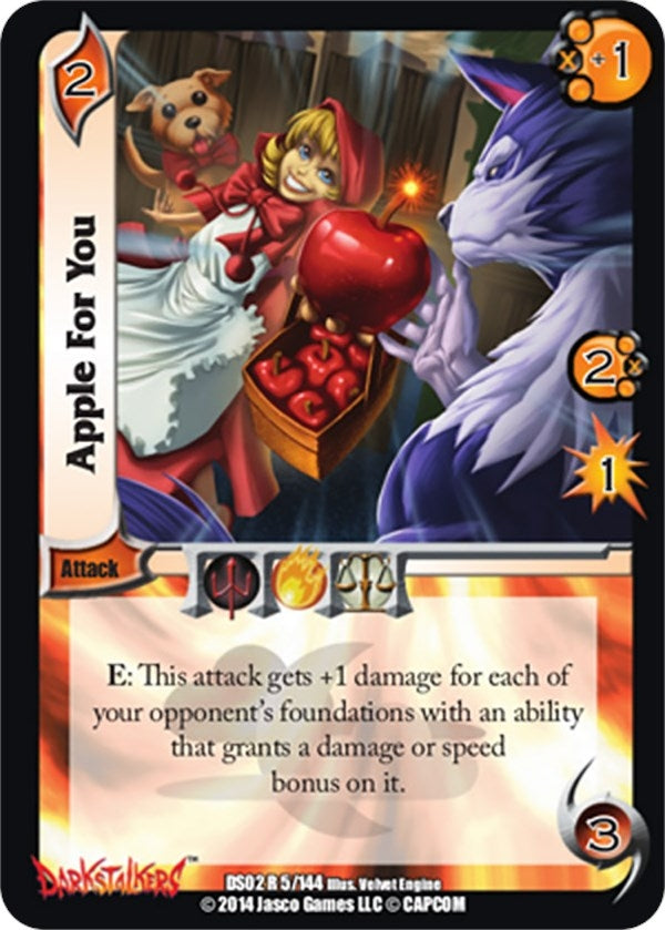 Image for Apple For You (Darkstalkers: Warriors of the Night) (5) - UniVersus