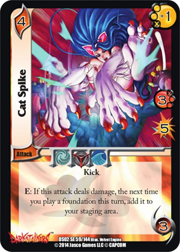 Image for Cat Spike (Darkstalkers: Warriors of the Night) (59) - UniVersus