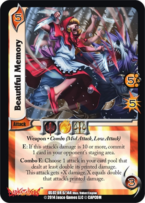 Image for Beautiful Memory (Darkstalkers: Warriors of the Night) (6) - UniVersus