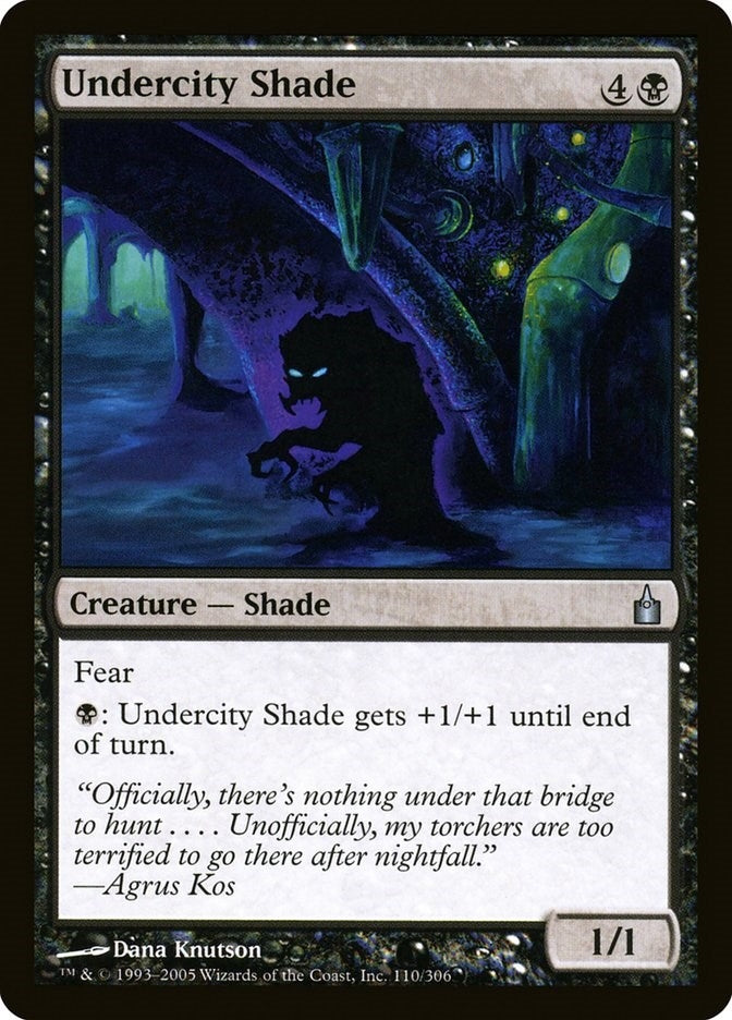 Image for Undercity Shade (Ravnica: City of Guilds) (110) - Magic: The Gathering