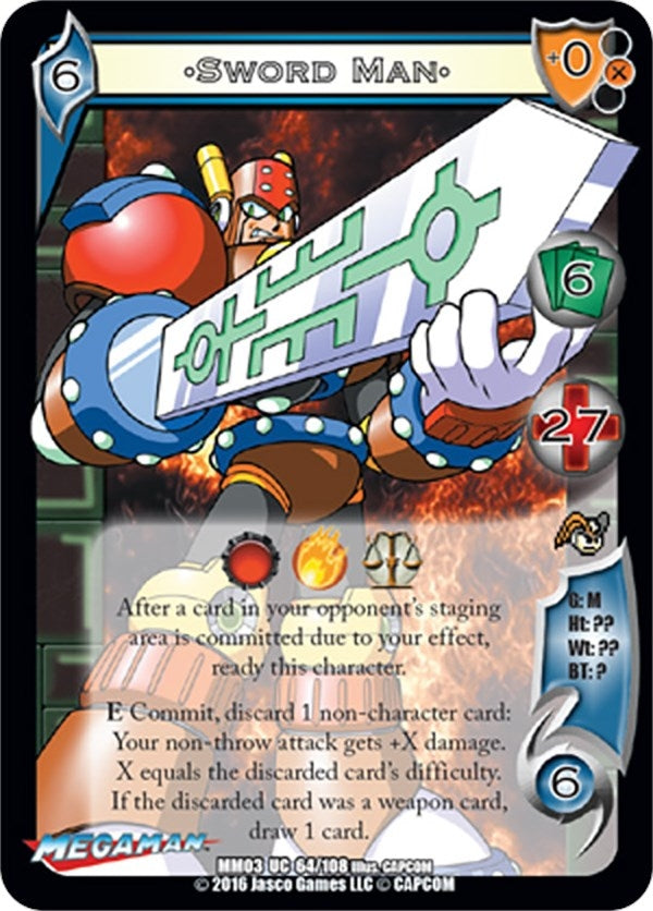 Image for Sword Man (Mega Man: Battle for Power) (64) - UniVersus