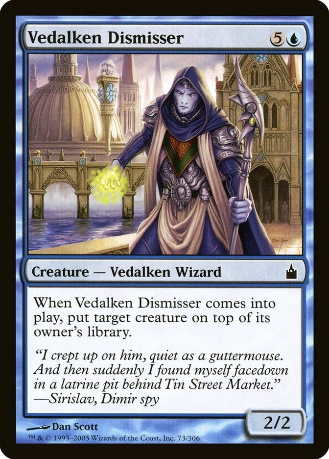 Image for Vedalken Dismisser (Ravnica: City of Guilds) (73) - Magic: The Gathering