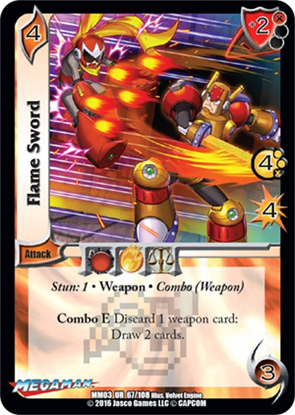 Image for Flame Sword (Mega Man: Battle for Power) (67) - UniVersus