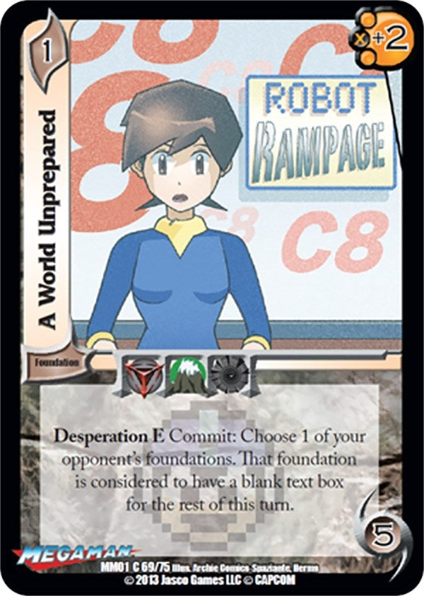 Image for A World Unprepared (Mega Man: Collector's Tins) (69) - UniVersus