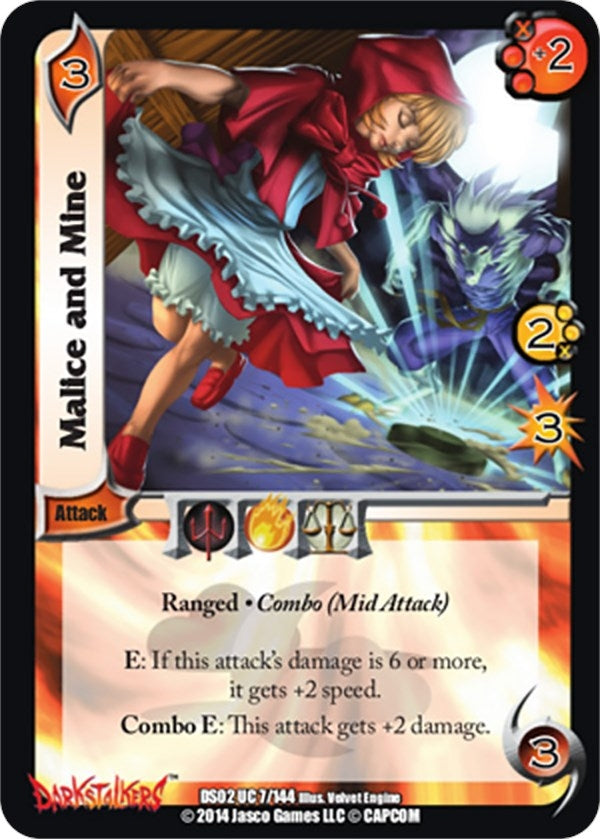 Image for Malice and Mine (Darkstalkers: Warriors of the Night) (7) - UniVersus