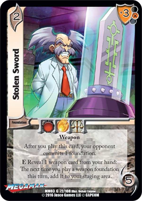 Image for Stolen Sword (Mega Man: Battle for Power) (72) - UniVersus