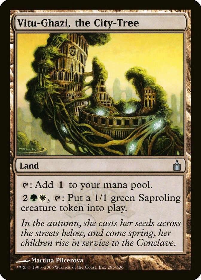 Image for Vitu-Ghazi, the City-Tree (Ravnica: City of Guilds) (285) - Magic: The Gathering