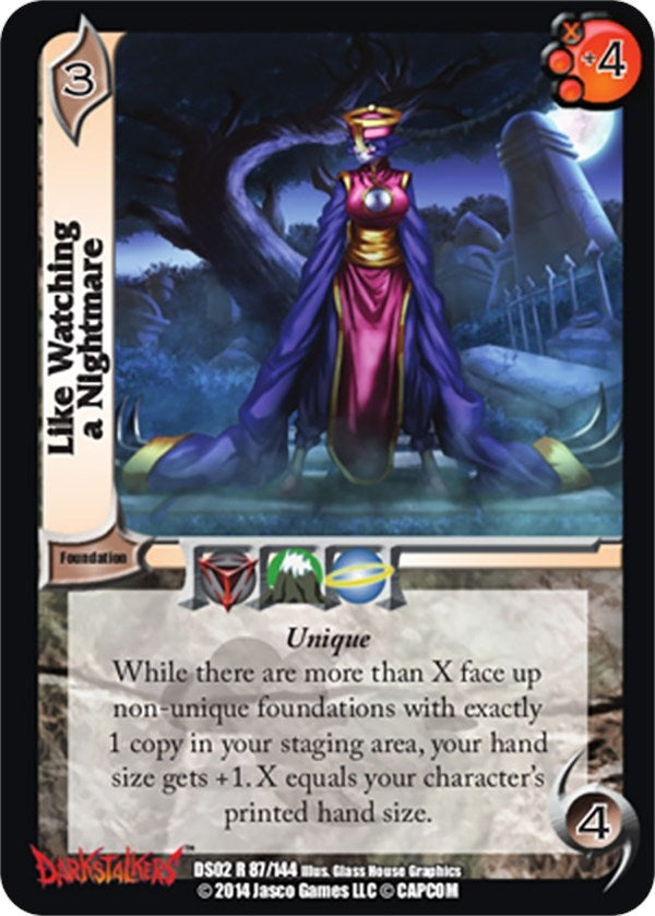 Image for Like Watching a Nightmare (Darkstalkers: Warriors of the Night) (87) - UniVersus