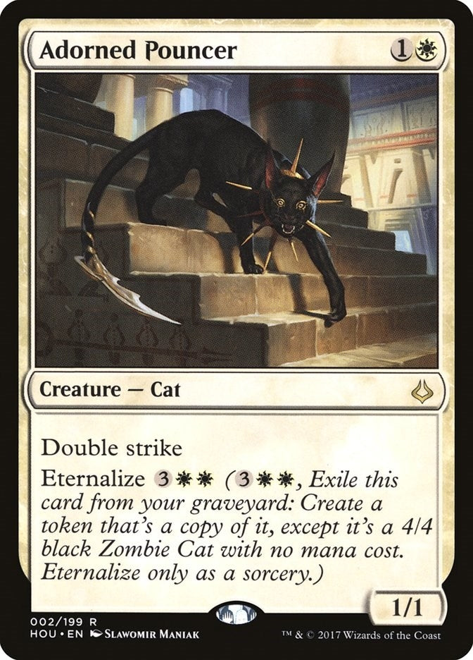 Image for Adorned Pouncer (Hour of Devastation) (2) - Magic: The Gathering