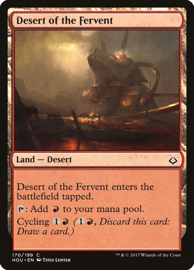 Image for Desert of the Fervent (Hour of Devastation) (170) - Magic: The Gathering