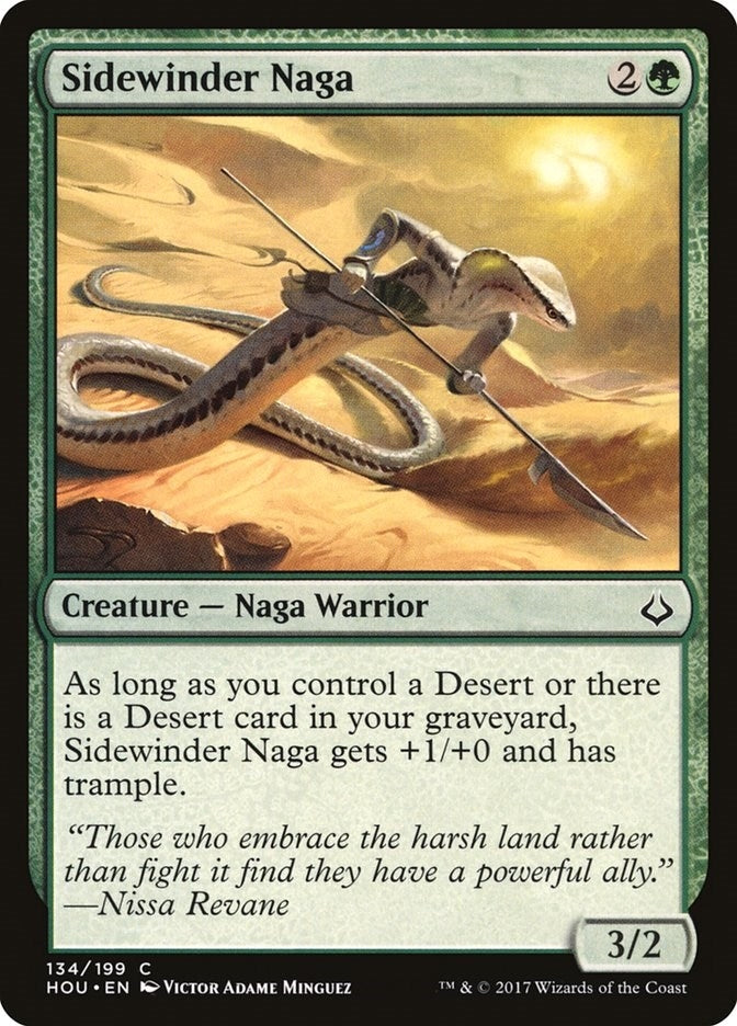 Image for Sidewinder Naga (Hour of Devastation) (134) - Magic: The Gathering